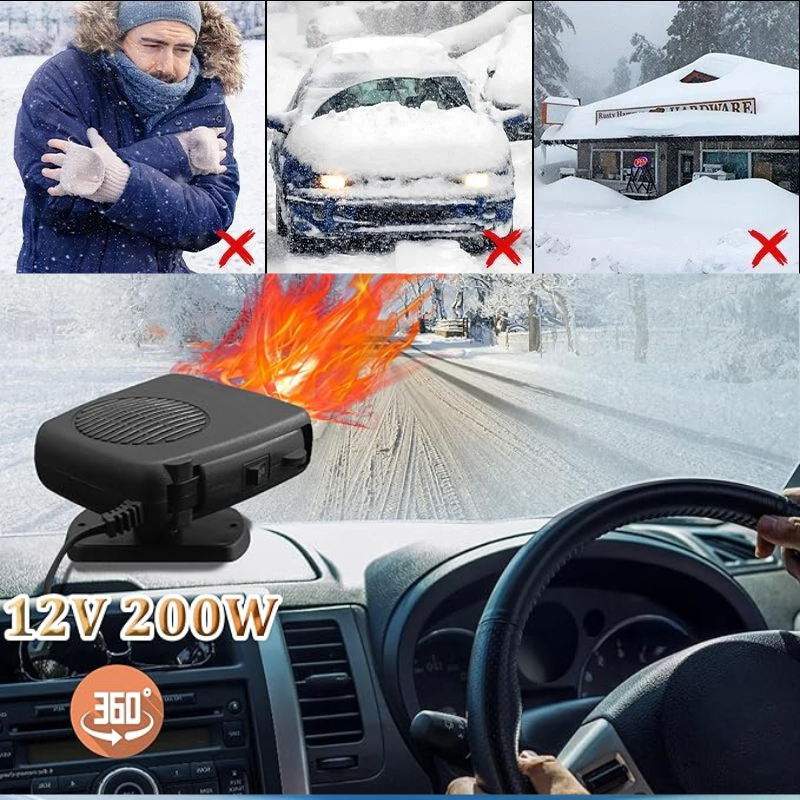 4-in-1 Car Heater Defroster