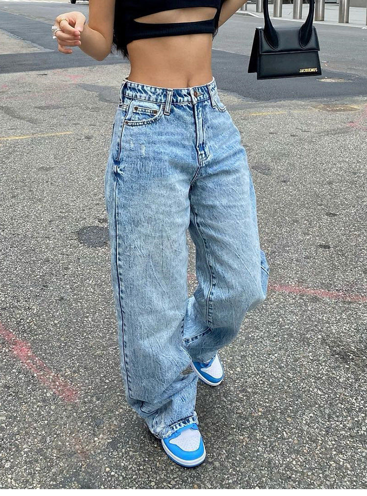 High Waist Wide Leg Jeans